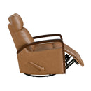  Manufacturer Color_Camel -- Homelegance Margerie Swivel Glider Recliner IMAGE 9