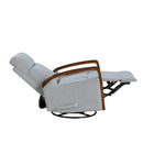  Manufacturer Color_Grey -- Margerie 9659GRY-1 Swivel Glider Reclining Chair IMAGE 10