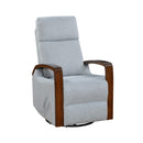  Manufacturer Color_Grey -- Margerie 9659GRY-1 Swivel Glider Reclining Chair IMAGE 2