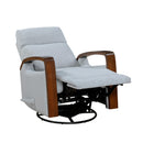  Manufacturer Color_Grey -- Margerie 9659GRY-1 Swivel Glider Reclining Chair IMAGE 7