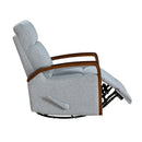  Manufacturer Color_Grey -- Margerie 9659GRY-1 Swivel Glider Reclining Chair IMAGE 9