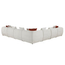  Homelegance Franz 9669CN*73CR4AC 7 pc Modular Sectional IMAGE 3