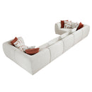  Homelegance Franz 9669CN*74CR3AC 7 pc Modular Sectional IMAGE 3