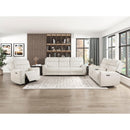  Manufacturer Color_Beige -- Homelegance Celeste Power Reclining Fabric Loveseat with Console IMAGE 9