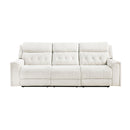  Manufacturer Color_Beige -- Homelegance Celeste Power Reclining Fabric Sofa IMAGE 1