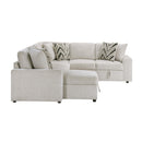  Homelegance Myrtle 9702BE*3LC3R 3 pc Sectional with Pull-out Bed and Hidden Storage IMAGE 3