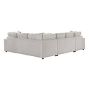  Homelegance Myrtle 9702BE*3LC3R 3 pc Sectional with Pull-out Bed and Hidden Storage IMAGE 4