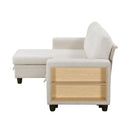  Homelegance Robinson 9705BE*32AVC Sectional with Reversible Chaise, Pull-out Bed, Shelves and Charging Ports IMAGE 6