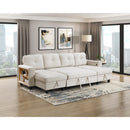  Homelegance Robinson 9705BE*42AVC Sectional with Two Chaises, Pull-out Bed, Shelves and Charging Ports IMAGE 12