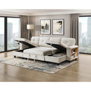  Homelegance Robinson 9705BE*42AVC Sectional with Two Chaises, Pull-out Bed, Shelves and Charging Ports IMAGE 15