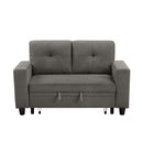  Homelegance Robinson 9705DB-2* Love Seat with Pull-out Bed, Shelves and Charging Ports IMAGE 2