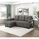  Homelegance Robinson 9705DB*32AVC Sectional with Reversible Chaise, Pull-out Bed, Shelves and Charging Ports IMAGE 15