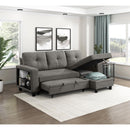  Homelegance Robinson 9705DB*32AVC Sectional with Reversible Chaise, Pull-out Bed, Shelves and Charging Ports IMAGE 16