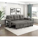  Homelegance Robinson 9705DB*32AVC Sectional with Reversible Chaise, Pull-out Bed, Shelves and Charging Ports IMAGE 18