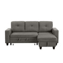  Homelegance Robinson 9705DB*32AVC Sectional with Reversible Chaise, Pull-out Bed, Shelves and Charging Ports IMAGE 3