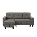  Homelegance Robinson 9705DB*32AVC Sectional with Reversible Chaise, Pull-out Bed, Shelves and Charging Ports IMAGE 4