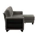  Homelegance Robinson 9705DB*32AVC Sectional with Reversible Chaise, Pull-out Bed, Shelves and Charging Ports IMAGE 5
