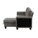  Homelegance Robinson 9705DB*32AVC Sectional with Reversible Chaise, Pull-out Bed, Shelves and Charging Ports IMAGE 6