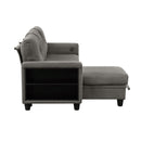  Homelegance Robinson 9705DB*32AVC Sectional with Reversible Chaise, Pull-out Bed, Shelves and Charging Ports IMAGE 7