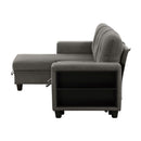  Homelegance Robinson 9705DB*32AVC Sectional with Reversible Chaise, Pull-out Bed, Shelves and Charging Ports IMAGE 8