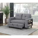  Homelegance Robinson 9705GY-2* Love Seat with Pull-out Bed, Shelves and Charging Ports IMAGE 10
