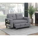  Homelegance Robinson 9705GY-2* Love Seat with Pull-out Bed, Shelves and Charging Ports IMAGE 9