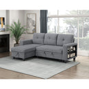  Homelegance Robinson 9705GY*32AVC Sectional with Reversible Chaise, Pull-out Bed, Shelves and Charging Ports IMAGE 15