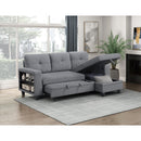  Homelegance Robinson 9705GY*32AVC Sectional with Reversible Chaise, Pull-out Bed, Shelves and Charging Ports IMAGE 16