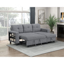  Homelegance Robinson 9705GY*32AVC Sectional with Reversible Chaise, Pull-out Bed, Shelves and Charging Ports IMAGE 18