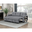  Homelegance Robinson 9705GY*32AVC Sectional with Reversible Chaise, Pull-out Bed, Shelves and Charging Ports IMAGE 19