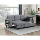  Homelegance Robinson 9705GY*32AVC Sectional with Reversible Chaise, Pull-out Bed, Shelves and Charging Ports IMAGE 20