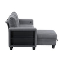  Homelegance Robinson 9705GY*32AVC Sectional with Reversible Chaise, Pull-out Bed, Shelves and Charging Ports IMAGE 5