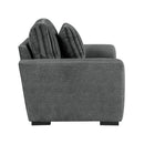  Manufacturer Color_Dark grey -- Homelegance Athena Stationary Fabric Chair IMAGE 3