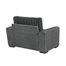  Manufacturer Color_Dark grey -- Homelegance Athena Stationary Fabric Chair IMAGE 4