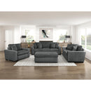  Manufacturer Color_Dark Grey -- Homelegance Athena Stationary Fabric Loveseat IMAGE 12