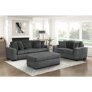  Manufacturer Color_Dark Grey -- Homelegance Athena Stationary Fabric Sofa IMAGE 10
