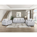  Manufacturer Color_Grey -- Athena 9720GRY-2 Love Seat IMAGE 12