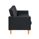  Homelegance Carlton 9730BLK-3CL Convertible Sofa Bed IMAGE 3