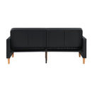  Homelegance Carlton 9730BLK-3CL Convertible Sofa Bed IMAGE 5