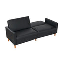  Homelegance Carlton 9730BLK-3CL Convertible Sofa Bed IMAGE 6