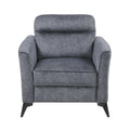  Manufacturer Color_Dark Grey -- Homelegance Tellot Stationary Fabric Chair IMAGE 1
