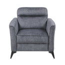  Manufacturer Color_Dark Grey -- Homelegance Tellot Stationary Fabric Chair IMAGE 1