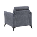  Manufacturer Color_Dark Grey -- Homelegance Tellot Stationary Fabric Chair IMAGE 5