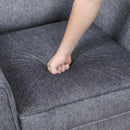  Manufacturer Color_Dark Grey -- Homelegance Tellot Stationary Fabric Chair IMAGE 8
