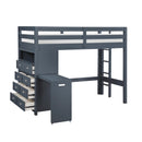  Homelegance Sloane B2024BULTF-1* Twin/Full Loft Bunk Bed with Chest and Hidden Desk IMAGE 19