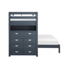  Homelegance Sloane B2024BULTF-1* Twin/Full Loft Bunk Bed with Chest and Hidden Desk IMAGE 5