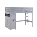  Homelegance Sloane B2024GYLTF-1* Twin/Full Loft Bunk Bed with Chest and Hidden Desk IMAGE 14