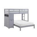  Homelegance Sloane B2024GYLTF-1* Twin/Full Loft Bunk Bed with Chest and Hidden Desk IMAGE 1