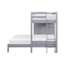  Homelegance Sloane B2024GYLTF-1* Twin/Full Loft Bunk Bed with Chest and Hidden Desk IMAGE 3