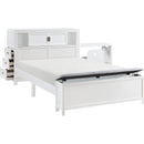  Homelegance Sloane B2024WHBCF-1* Full Bookcase Platform Bed with Hidden Desk, Stool and Storage Bench IMAGE 13